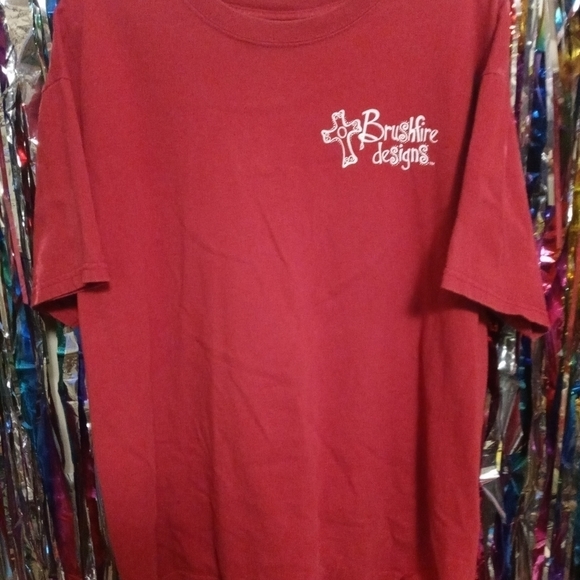 🎉Brushfire Designs Red Cross Timothy 9:5 Tee - Picture 5 of 6